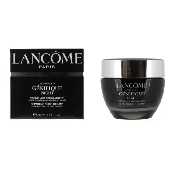 Lancôme Advanced Génifique Night Cream 1.69oz Duo Pack Anti-Aging Moisturizer - Picture 2 of 6